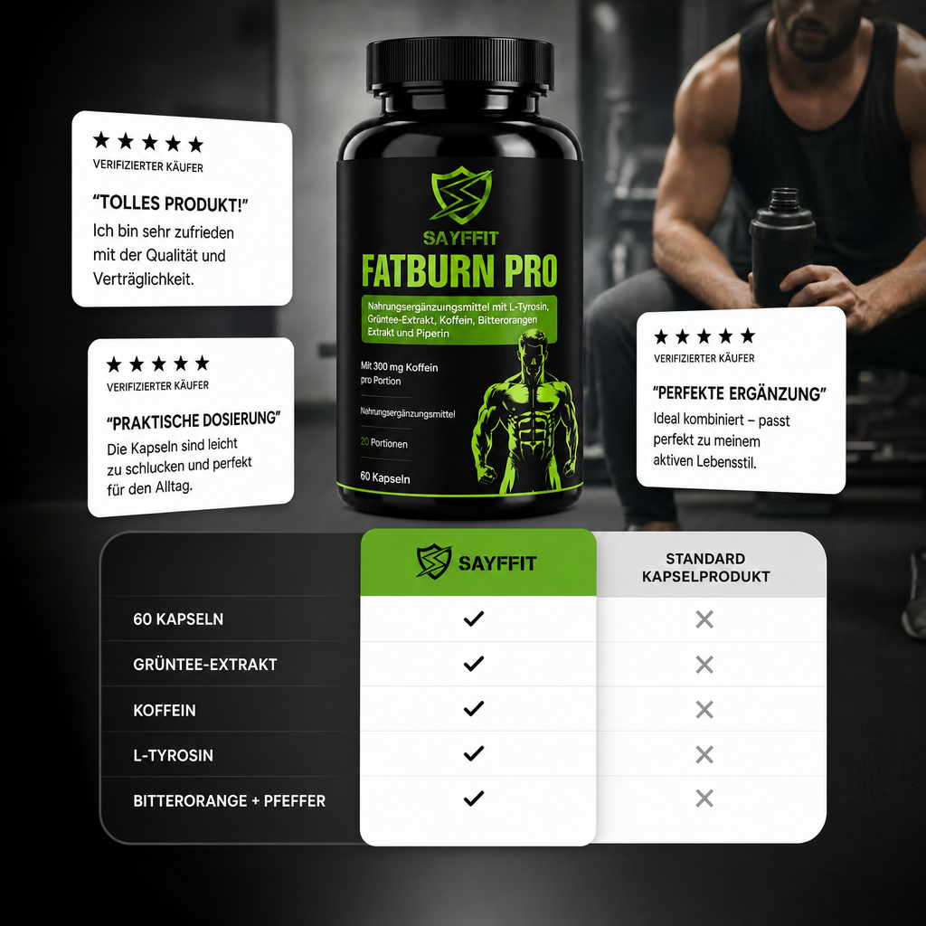 Fatburner Pro - Mit Koffein & L-Tyrosin