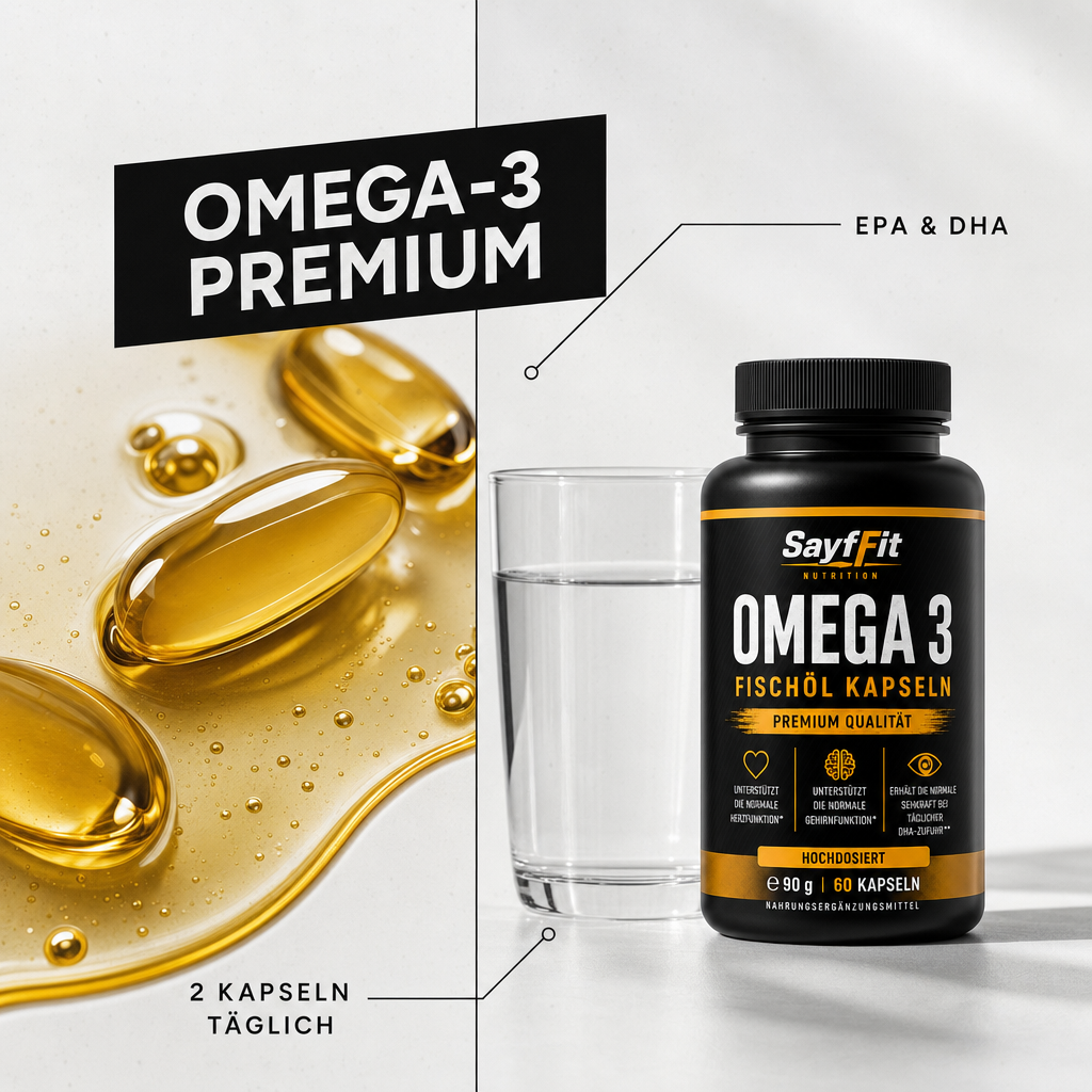 SayfFit Omega 3 Fischöl Kapseln