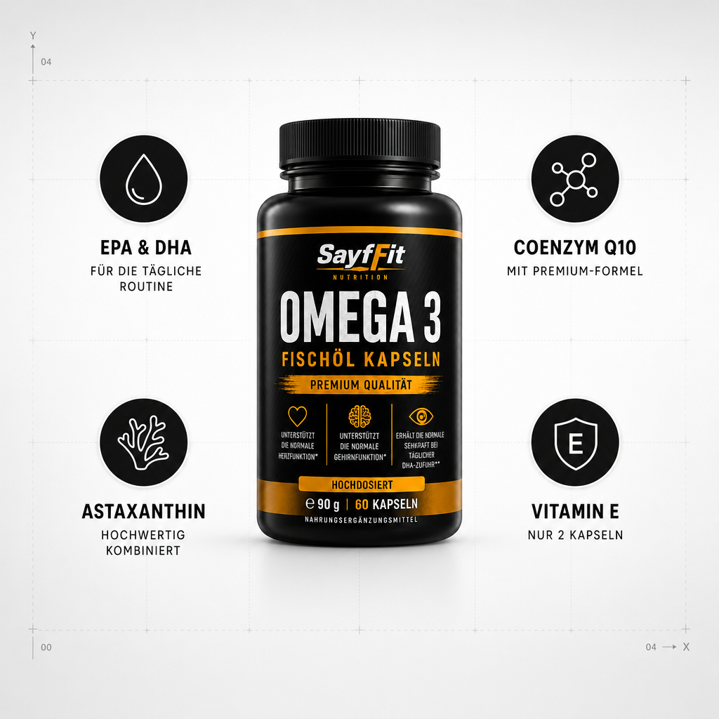 SayfFit Omega 3 Fischöl Kapseln