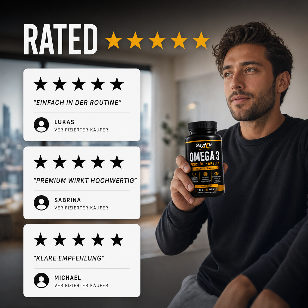 SayfFit Omega 3 Fischöl Kapseln