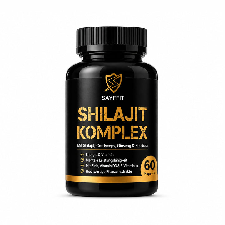 Shilajit Komplex -  Mit Shilajit, Cordyceps & mehr