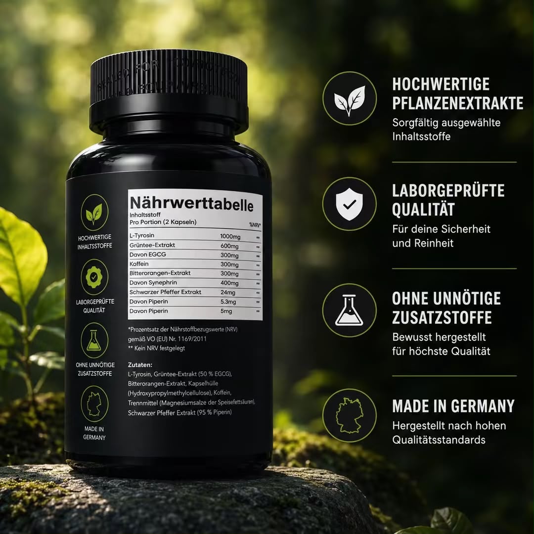 Fatburner Pro - Mit Koffein & L-Tyrosin